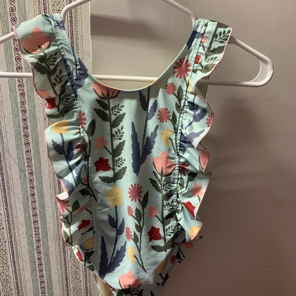 Pink Chicken New York girls one piece swimsuit-7y